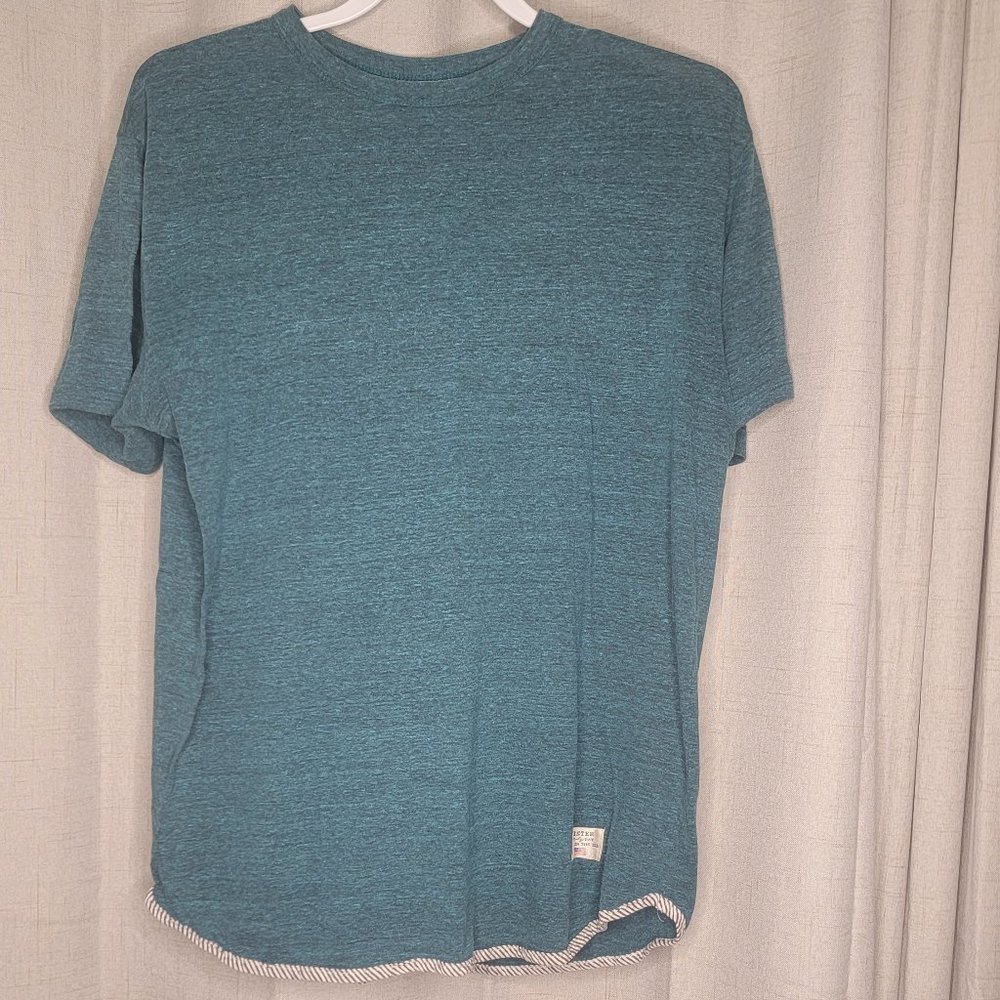 Mister Day By Day T-Shirt - Mens Size Large - Turquoise Blue - Made In The USA!